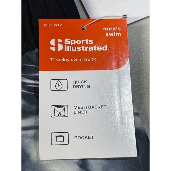 Sports Illustrated Mens XXL 7" Volley Swim Trunks  Quick-Dry Fabric Mesh Liner - Picture 8 of 13